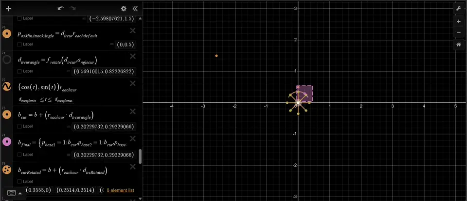 Desmos Arc Easing
